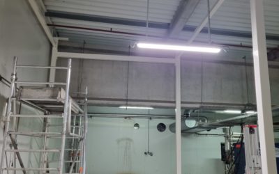 Fourniture et installation d’une structure autoportée  dans un laboratoire à Meyzieu-69